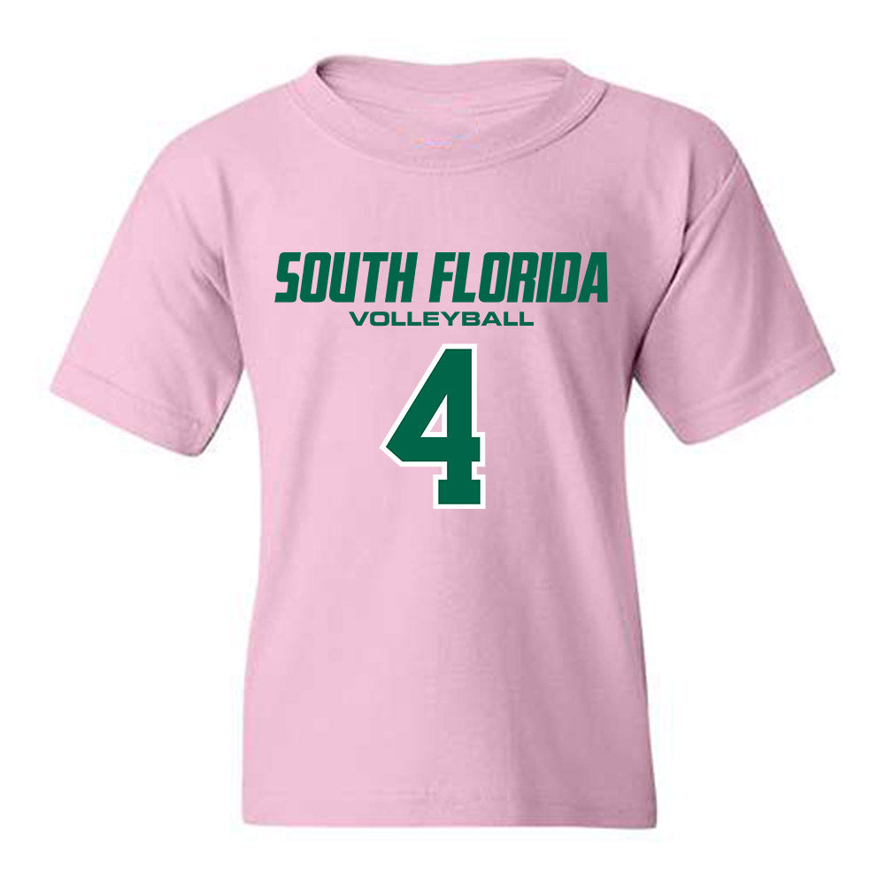 USF - NCAA Women's Volleyball : Caroline Dykes - Youth T-Shirt-0