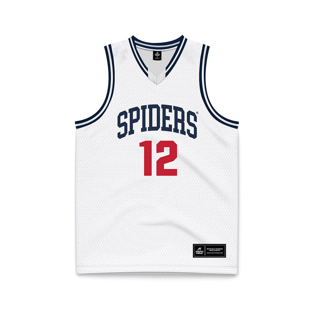 Richmond - NCAA Men's Basketball : David Thomas - White Basketball Jersey-0