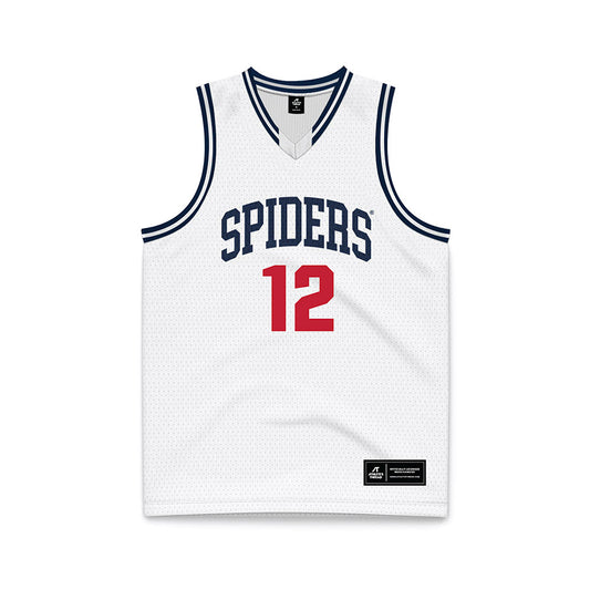 Richmond - NCAA Men's Basketball : David Thomas - White Basketball Jersey-0