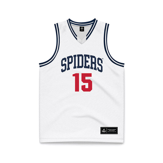 Richmond - NCAA Men's Basketball : Kirby Mooney - White Basketball Jersey-0