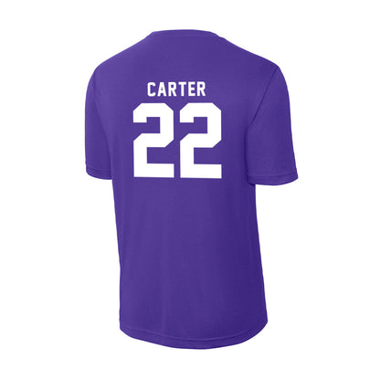 Tarleton State - NCAA Women's Volleyball : morgan carter - Activewear T-Shirt-1
