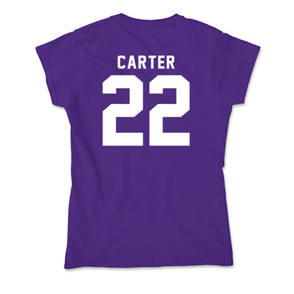 Tarleton State - NCAA Women's Volleyball : morgan carter - Soft Style Women’s T-Shirt-1
