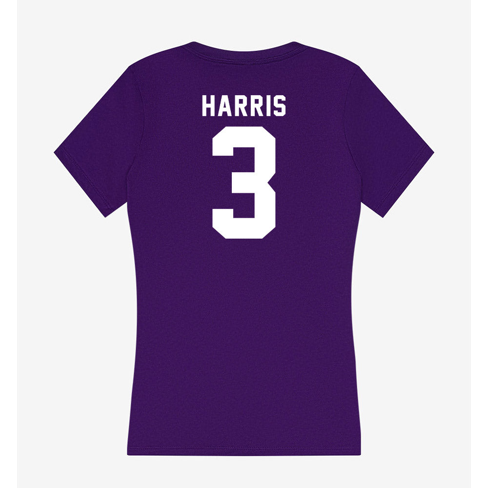 Tarleton State - NCAA Beach Volleyball : Jayda Harris - Women's V-Neck T-Shirt-1