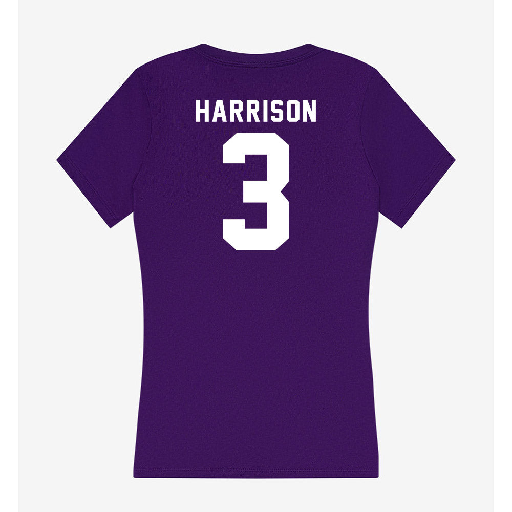 Tarleton State - NCAA Men's Basketball : Ronnie Harrison - Women's V-Neck T-Shirt-1