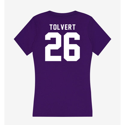 Tarleton State - NCAA Football : Brandon Tolvert - Women's V-Neck T-Shirt-1