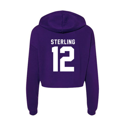 Tarleton State - NCAA Football : Devin Sterling - Women's Crop Fleece Hoodie-1
