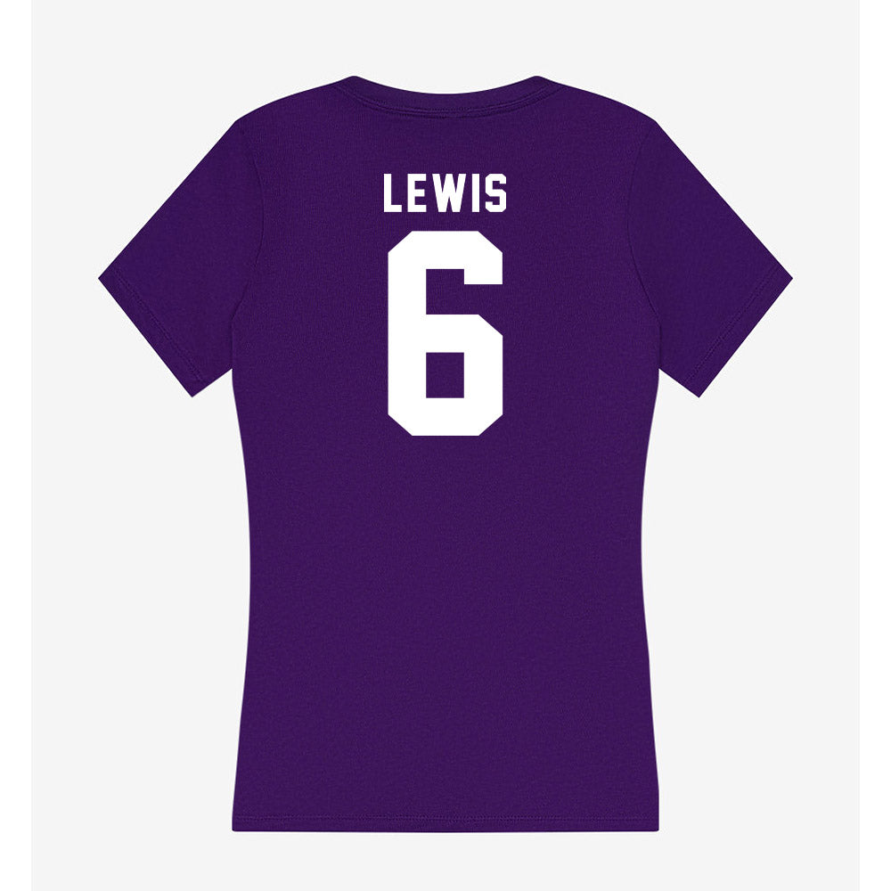 Tarleton State - NCAA Football : Caleb Lewis - Women's V-Neck T-Shirt-1