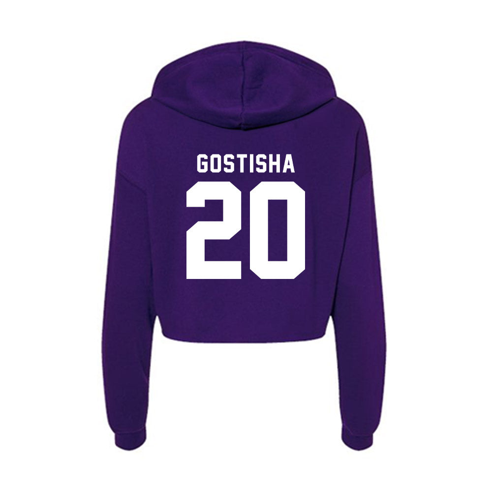 Tarleton State - NCAA Baseball : Braden Gostisha - Women's Crop Fleece Hoodie-1