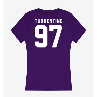 Tarleton State - NCAA Football : James Turrentine - Women's V-Neck T-Shirt-1