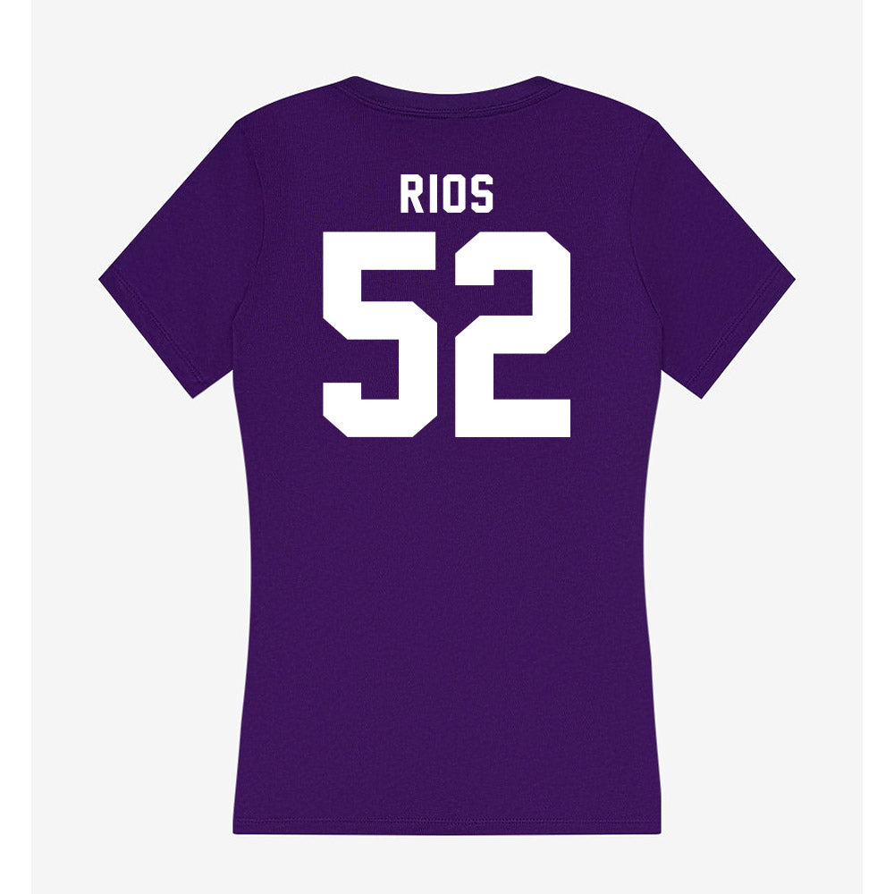 Tarleton State - NCAA Football : Robert Rios - Women's V-Neck T-Shirt-1