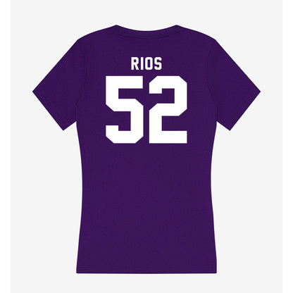 Tarleton State - NCAA Football : Robert Rios - Women's V-Neck T-Shirt-1