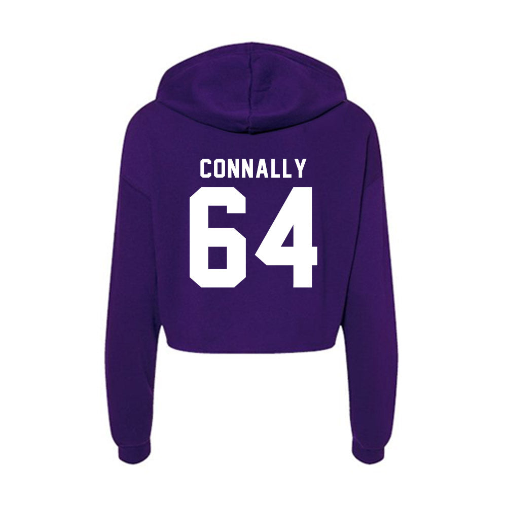 Tarleton State - NCAA Football : Rikter Connally - Women's Crop Fleece Hoodie-1