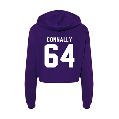 Tarleton State - NCAA Football : Rikter Connally - Women's Crop Fleece Hoodie-1