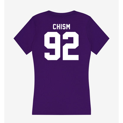 Tarleton State - NCAA Football : Tramaine Chism - Women's V-Neck T-Shirt-1