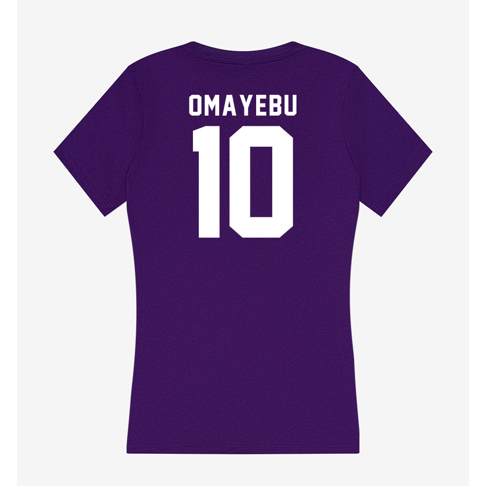 Tarleton State - NCAA Football : Benjamin Omayebu - Women's V-Neck T-Shirt-1