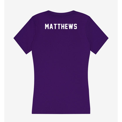 Tarleton State - NCAA Men's Track & Field : Aidan Matthews - Women's V-Neck T-Shirt-1
