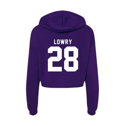 Tarleton State - NCAA Baseball : Cort Lowry - Women's Crop Fleece Hoodie-1