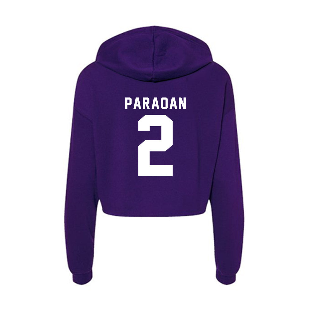 Tarleton State - NCAA Women's Volleyball : Leila Paraoan - Women's Crop Fleece Hoodie-1
