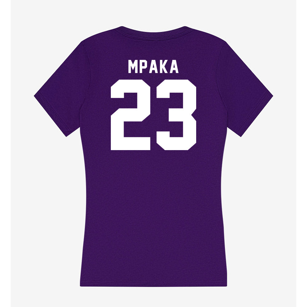 Tarleton State - NCAA Men's Basketball : Chris Mpaka - Women's V-Neck T-Shirt-1