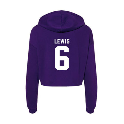 Tarleton State - NCAA Football : Caleb Lewis - Women's Crop Fleece Hoodie-1