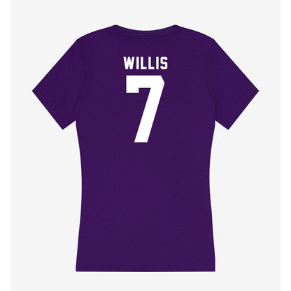 Tarleton State - NCAA Football : Marquis Willis - Women's V-Neck T-Shirt-1