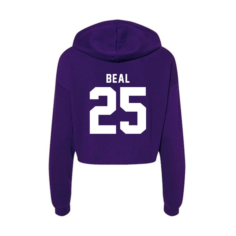 Tarleton State - NCAA Women's Soccer : DawnJay Beal - Women's Crop Fleece Hoodie-1