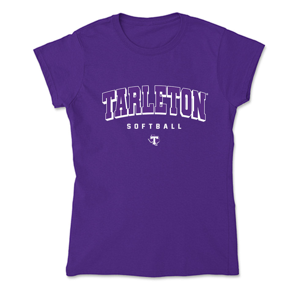 Tarleton State - NCAA Softball : Haley Hughes - Soft Style Women’s T-Shirt-0