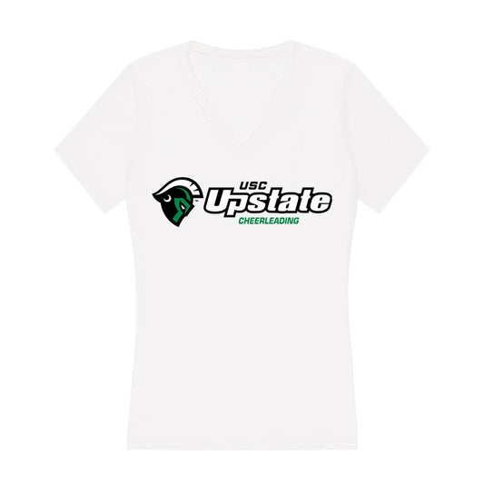 USC Upstate - NCAA Cheerleading : Jakayla Cleveland - Women's V-Neck T-Shirt-0