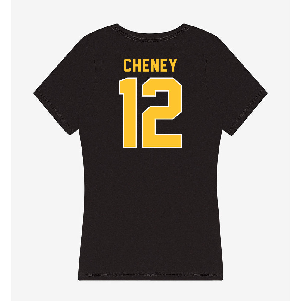 GMU - NCAA Women's Volleyball : Ava Cheney - Women's V-Neck T-Shirt-1