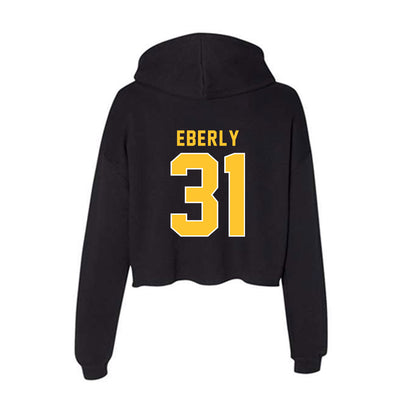 GMU - NCAA Women's Soccer : Rachel Eberly - Women's Crop Fleece Hoodie-1