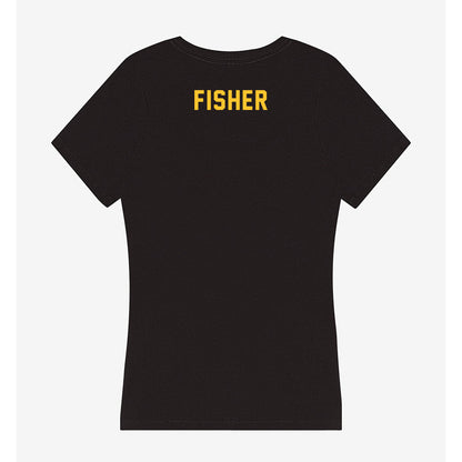 GMU - NCAA Men's Track & Field : Matthew Fisher - Women's V-Neck T-Shirt-1