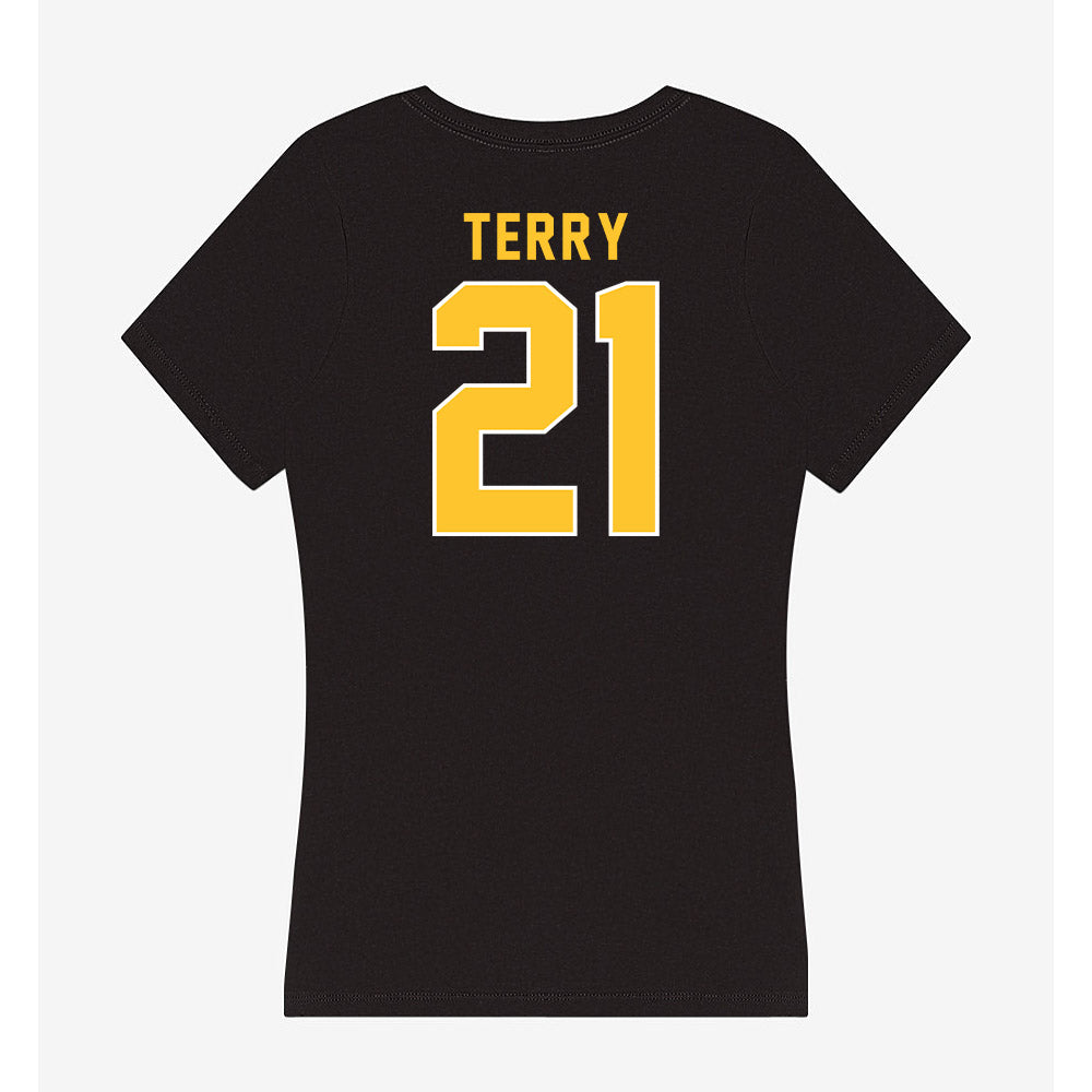 GMU - NCAA Women's Volleyball : Taylor Terry - Women's V-Neck T-Shirt-1