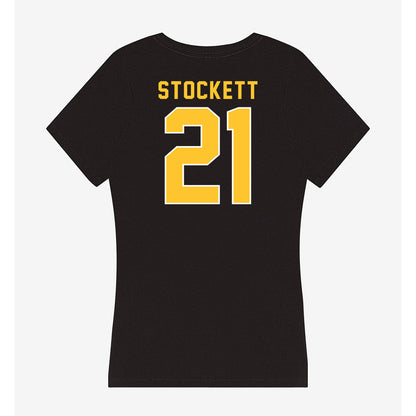 GMU - NCAA Women's Soccer : Josie Stockett - Women's V-Neck T-Shirt-1