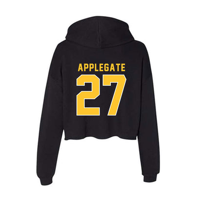 GMU - NCAA Women's Soccer : Keegynn Applegate - Women's Crop Fleece Hoodie-1
