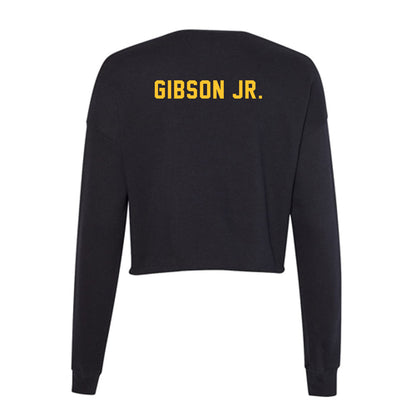 GMU - NCAA Men's Track & Field : Anthony Gibson Jr. - Women's Cropped Crew Fleece-1