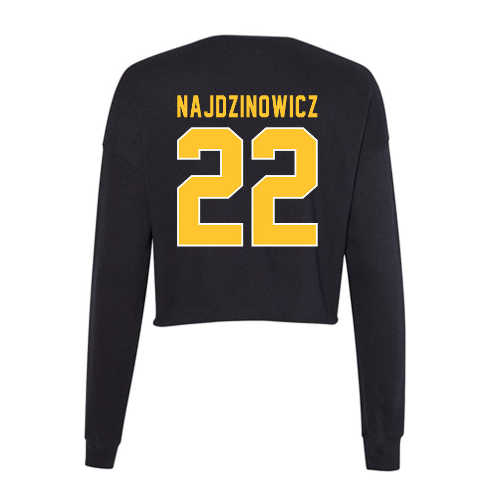 GMU - NCAA Women's Soccer : Abby Najdzinowicz - Women's Cropped Crew Fleece-1