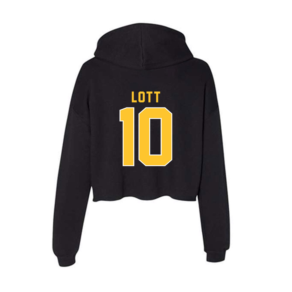 GMU - NCAA Women's Volleyball : Jaylin Lott - Women's Crop Fleece Hoodie-1