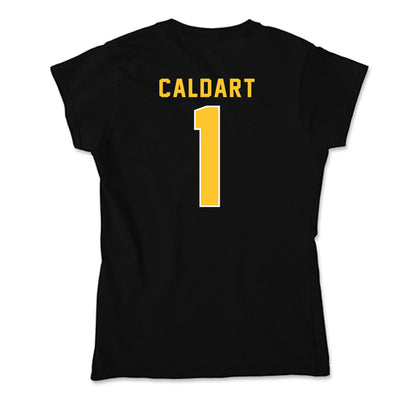 GMU - NCAA Women's Soccer : Selamawit Caldart - Soft Style Women’s T-Shirt-1