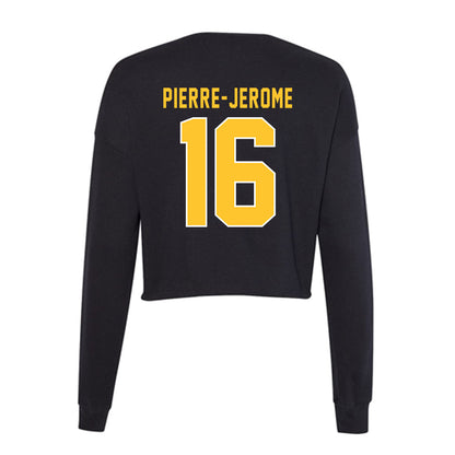 GMU - NCAA Women's Soccer : Milan Pierre-Jerome - Women's Cropped Crew Fleece-1