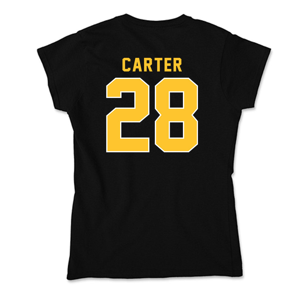 GMU - NCAA Women's Soccer : Kiara Carter - Soft Style Women’s T-Shirt-1