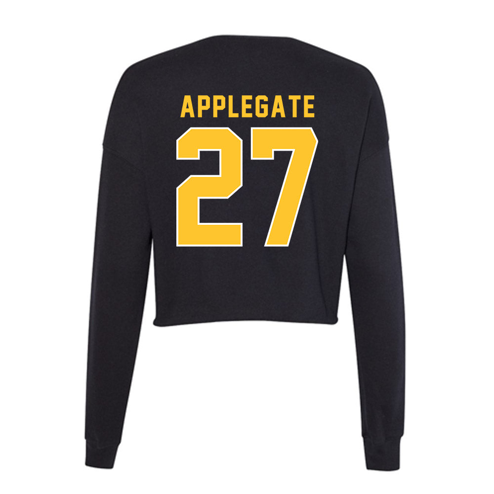 GMU - NCAA Women's Soccer : Keegynn Applegate - Women's Cropped Crew Fleece-1