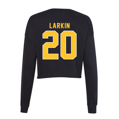 GMU - NCAA Women's Volleyball : Camille Larkin - Women's Cropped Crew Fleece-1