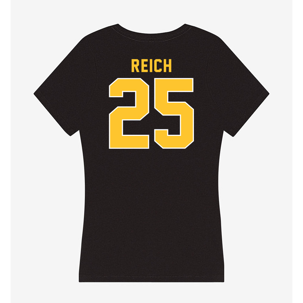 GMU - NCAA Women's Soccer : Taryn Reich - Women's V-Neck T-Shirt-1