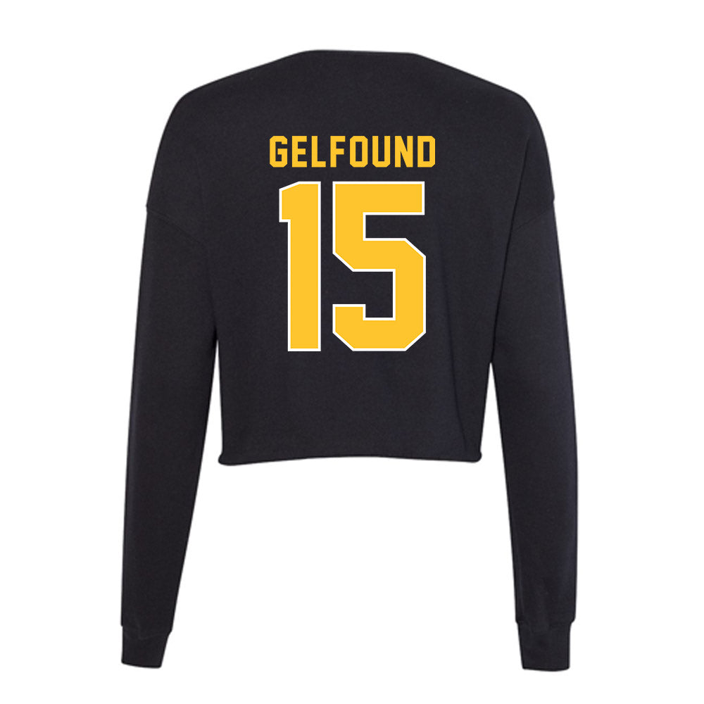 GMU - NCAA Women's Volleyball : Gabriella Gelfound - Women's Cropped Crew Fleece-1