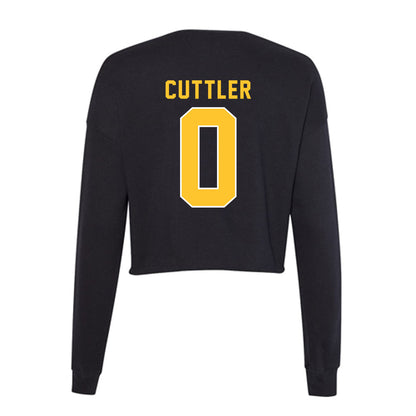 GMU - NCAA Women's Soccer : Sarah Cuttler - Women's Cropped Crew Fleece-1