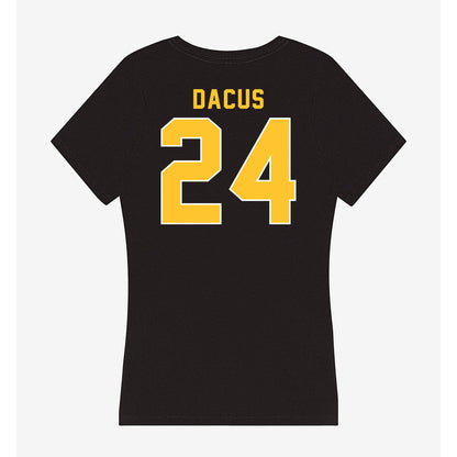 GMU - NCAA Women's Soccer : Sydney Dacus - Women's V-Neck T-Shirt-1