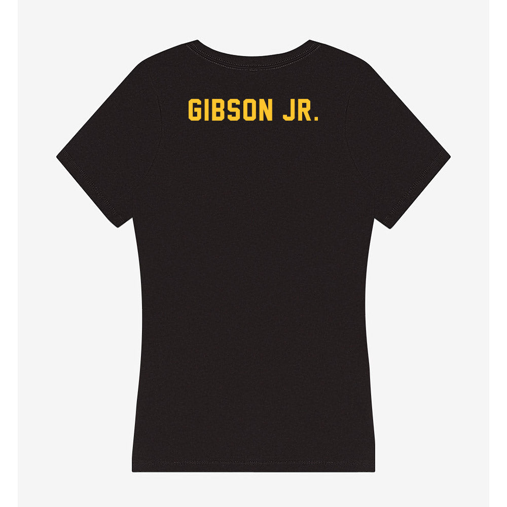 GMU - NCAA Men's Track & Field : Anthony Gibson Jr. - Women's V-Neck T-Shirt-1