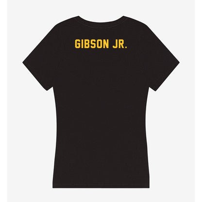GMU - NCAA Men's Track & Field : Anthony Gibson Jr. - Women's V-Neck T-Shirt-1