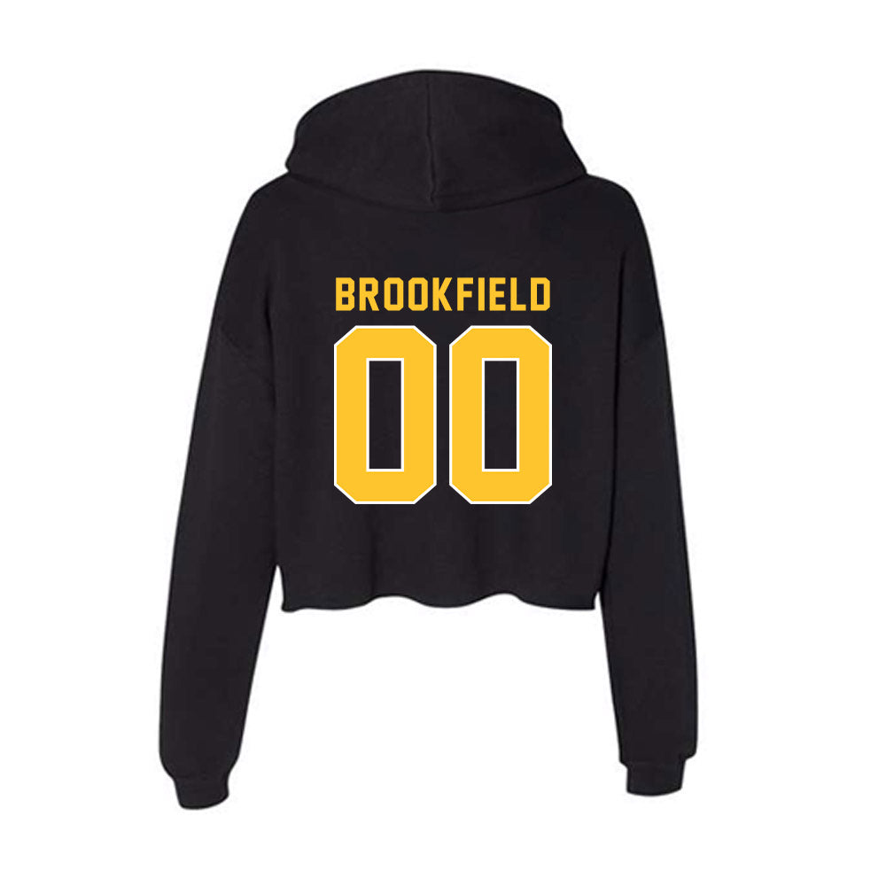 GMU - NCAA Women's Soccer : Kylie Brookfield - Women's Crop Fleece Hoodie-1