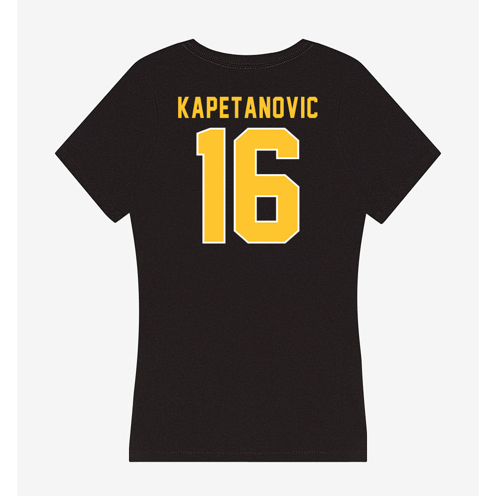 GMU - NCAA Men's Soccer : Alen Kapetanovic - Women's V-Neck T-Shirt-1